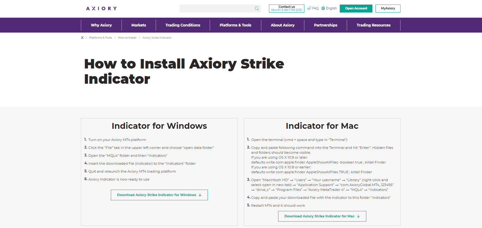 Axiory Review custom indicatory Axiory strike Axiory Review custom indicatory Axiory strike